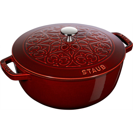 STAUB SPECIAL COCOTTE Garnek żeliwny okrągły lilia 3.5 ltr, grenadynowy