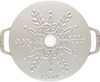 STAUB SPECIAL COCOTTE Garnek żeliwny okrągły snowflake 3.6 ltr, truflowy