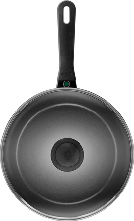 BALLARINI CAPRERA Patelnia saute z pokrywką 28 cm zielona