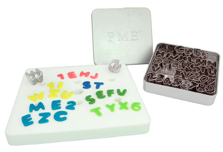 PME Zestaw wycinarek do liter i cyfr