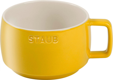 STAUB SERVING Kubek ceramiczny - Żółty, 500 ml