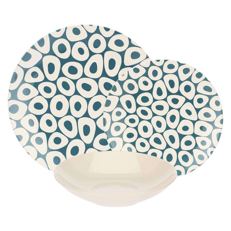 ROSE&TULIPANI SEA STONES Serwis obiadowy dla 6 osób