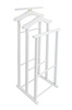 ARREDAMENTI MAXI Stojak na koszule i garnitur - 102 x 35 cm, Biały