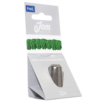 PME Duża stalowa końcówka dekoracyjna trawa