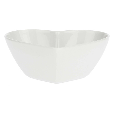 LA PORCELLANA BIANCA CUPIDO Miska serce 13 cm
