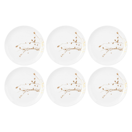 SELTMANN LIBERTY GOLDEN ROSE HIP Zestaw 6 talerzy obiadowych 27.5 cm