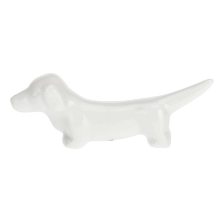 LA PORCELLANA BIANCA FATTORIA Zestaw 6 podstawek na sztućce pies