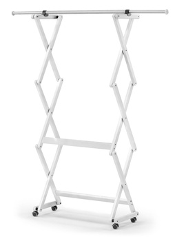 ARREDAMENTI FELIX Wieszak na ubrania - 140 x 32 cm, biały