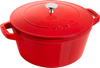 STAUB Zestaw 2 naczyń + pokrywka 24 cm czerwony