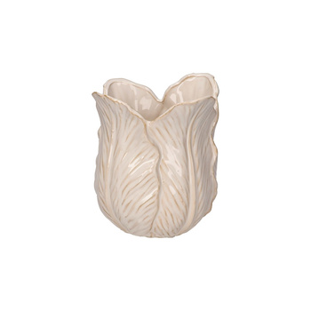 RITUALI DOMESTICI DORDOGNA Wazon ozdobny 14.5 x 15 cm biały