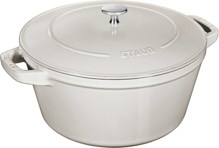 STAUB Zestaw 3 naczyń + pokrywka 24 cm truflowy