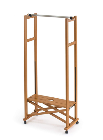 ARREDAMENTI ELIOS Stojak na ubrania - 37 x 78 cm, Brązowy