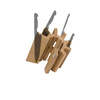 ARTELEGNO PISA Magnetyczny stojak na noże z drewna bukowego