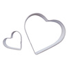 PME Zestaw 2 metalowych foremek serce