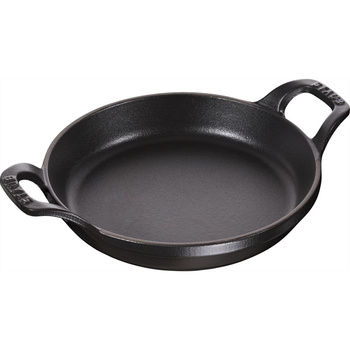 STAUB Okrągłe mini naczynie do pieczenia i zapiekania 20 cm, czarny