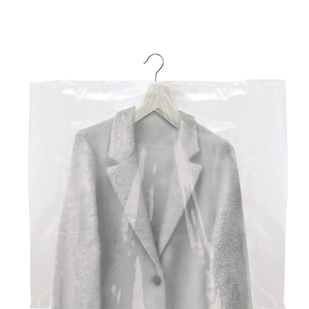 RAYEN Zestaw przezroczystych pokrowców na odzież (3x S + 3x L)