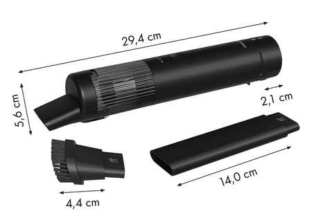 ZWILLING XTEND Zestaw startowy: bezprzewodowy odkurzacz + bateria czarny
