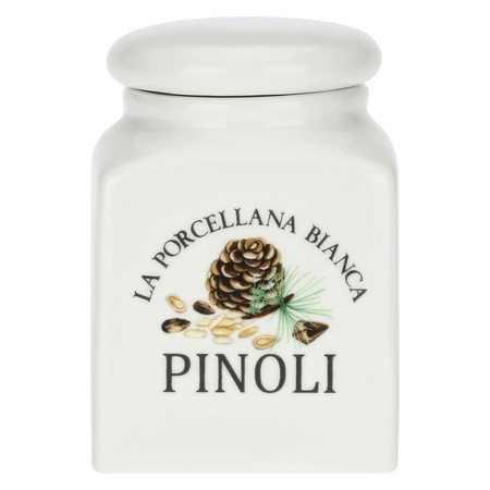 LA PORCELLANA BIANCA CONSERVA Pojemnik na orzechy piniowe 175 ml
