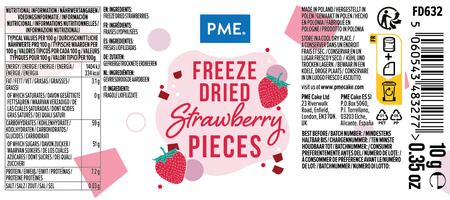 PME Truskawka liofilizowana 12 g