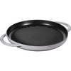 STAUB Okrągła patelnia żeliwna grillowa z dwoma uchwytami 30 cm, grafitowy