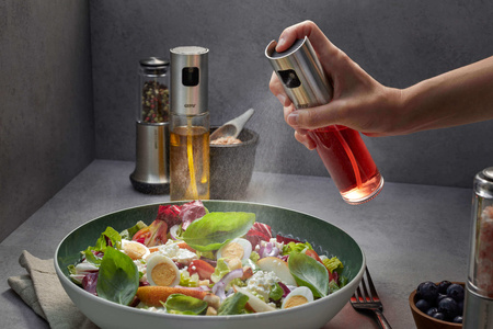 GEFU NEVA Zestaw 2 butelek na ocet i oliwę