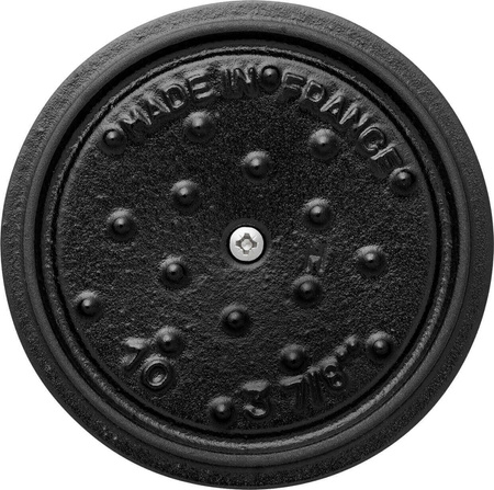 STAUB MINI COCOTTE Mini garnek żeliwny okrągły 250 ml, truflowy