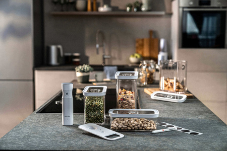 ZWILLING FRESH & SAVE CUBE Plastikowy pojemnik 3S - 1.3 ltr, szary