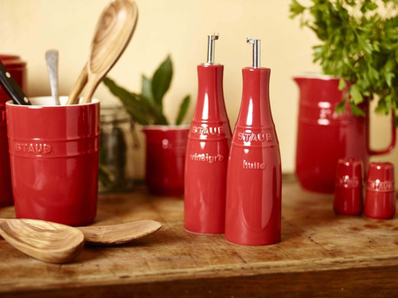 STAUB SERVING Zestaw do oliwy i octu 250 ml, czerwony