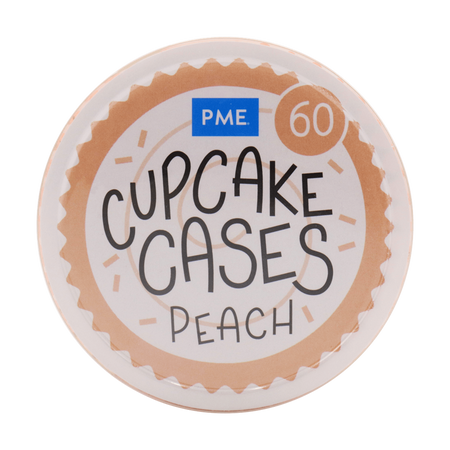 PME Papilotki do pieczenia babeczek (60 sztuk) pomarańczowy