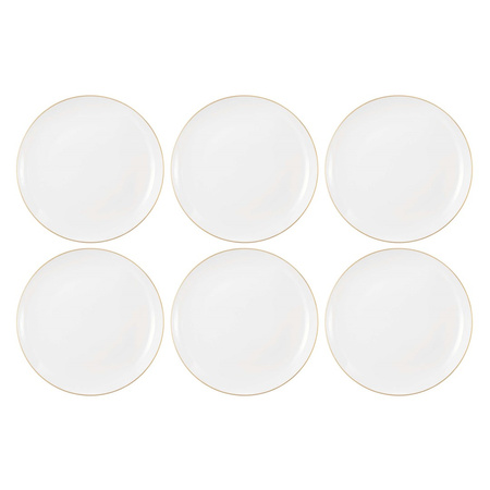 SELTMANN LIBERTY GOLDLINE Zestaw 6 talerzy do sałatek 22.5 cm