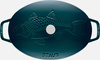 STAUB Owalna żeliwna brytfanna do ryb 32 cm, morski