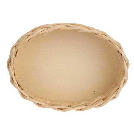 LA PORCELLANA BIANCA MIDOLLINO Wiklinowy kosz na naczynie do zapiekania królik 16 x 11 cm