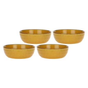 ROSE&TULIPANI CONCERTO OCRA Zestaw 4 misek do sałatek 20 cm