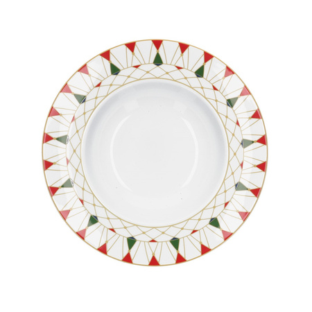 ROSE&TULIPANI XMAS CAROUSEL Talerz do zupy 24 cm