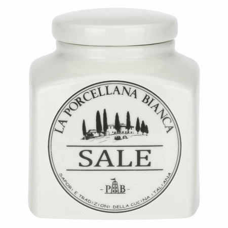 LA PORCELLANA BIANCA CONSERVA Pojemnik na sól 1.1 ltr