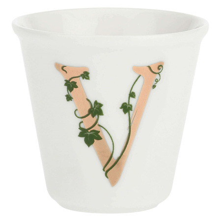 LA PORCELLANA BIANCA UNICO Filiżanka z łyżeczką 75 ml, Wzór V