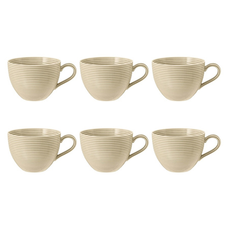 SELTMANN BEAT COLOR GLAZE Zestaw 6 filiżanek do kawy 350 ml