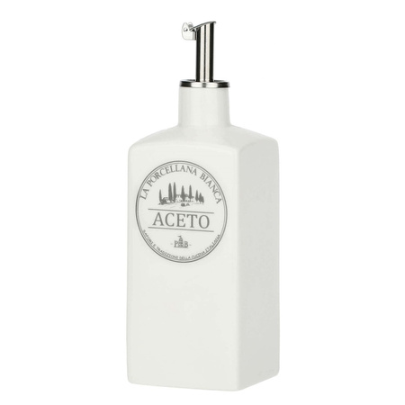 LA PORCELLANA BIANCA CONSERVA Butelka na ocet 250 ml