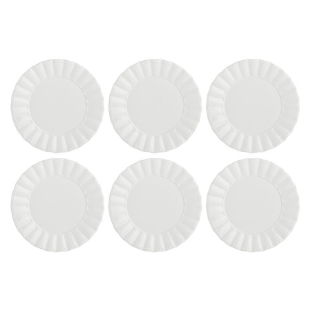 LA PORCELLANA BIANCA DUCALE Zestaw 6 talerzy do sałatek 20 cm