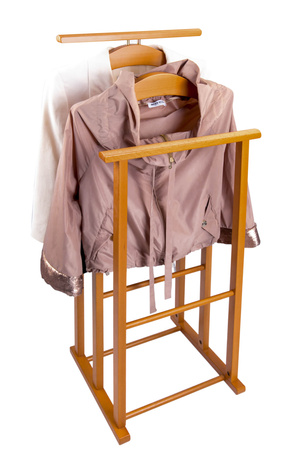 ARREDAMENTI MAXI Stojak na koszule i garnitur - 102 x 35 cm, Brązowy