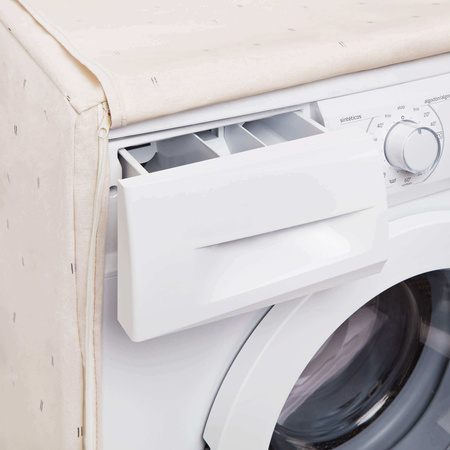 RAYEN Pokrowiec na pralkę ładowaną od przodu, beżowy