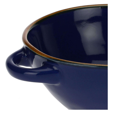 ROSE&TULIPANI CONCERTO BLU COBALTO Zestaw 4 misek do zupy 2H 600 ml