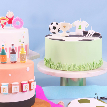 PME Zestaw 4 świeczek piłka nożna