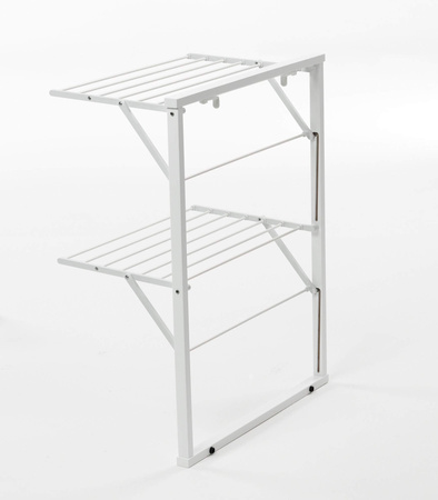 ARREDAMENTI KLAUS Suszarka na pranie na kaloryfer - 89 x 68 cm, Biały