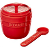 STAUB STORAGE Pojemnik na sól z łyżeczką 9 cm, czerwony