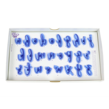 PME Zestaw foremek do tworzenia napisów alfabet