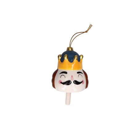 RITUALI DOMESTICI SIAMCOIBAFFI Zestaw 4 ozdób choinkowych 7 x 9 cm