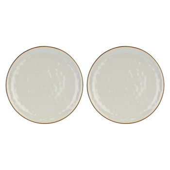 ROSE&TULIPANI CONCERTO GRIGIO PERLA Zestaw 2 talerzy 33 cm