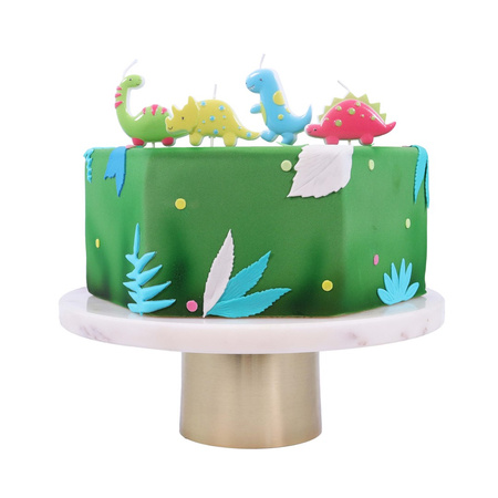 PME Zestaw 4 świeczek dinozaury