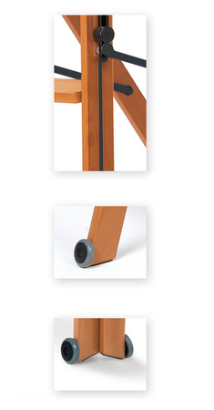 ARREDAMENTI TUSCANIA 5 Drewniana drabina - 182 x 50 cm, Brązowy